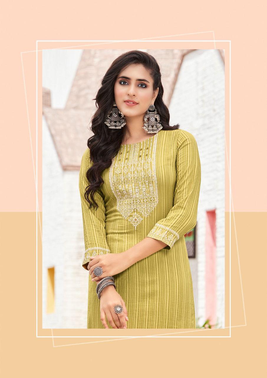 Ladies Flavour Srivalli Vol 3 Wholesale Embroidery Kurtis Catalog